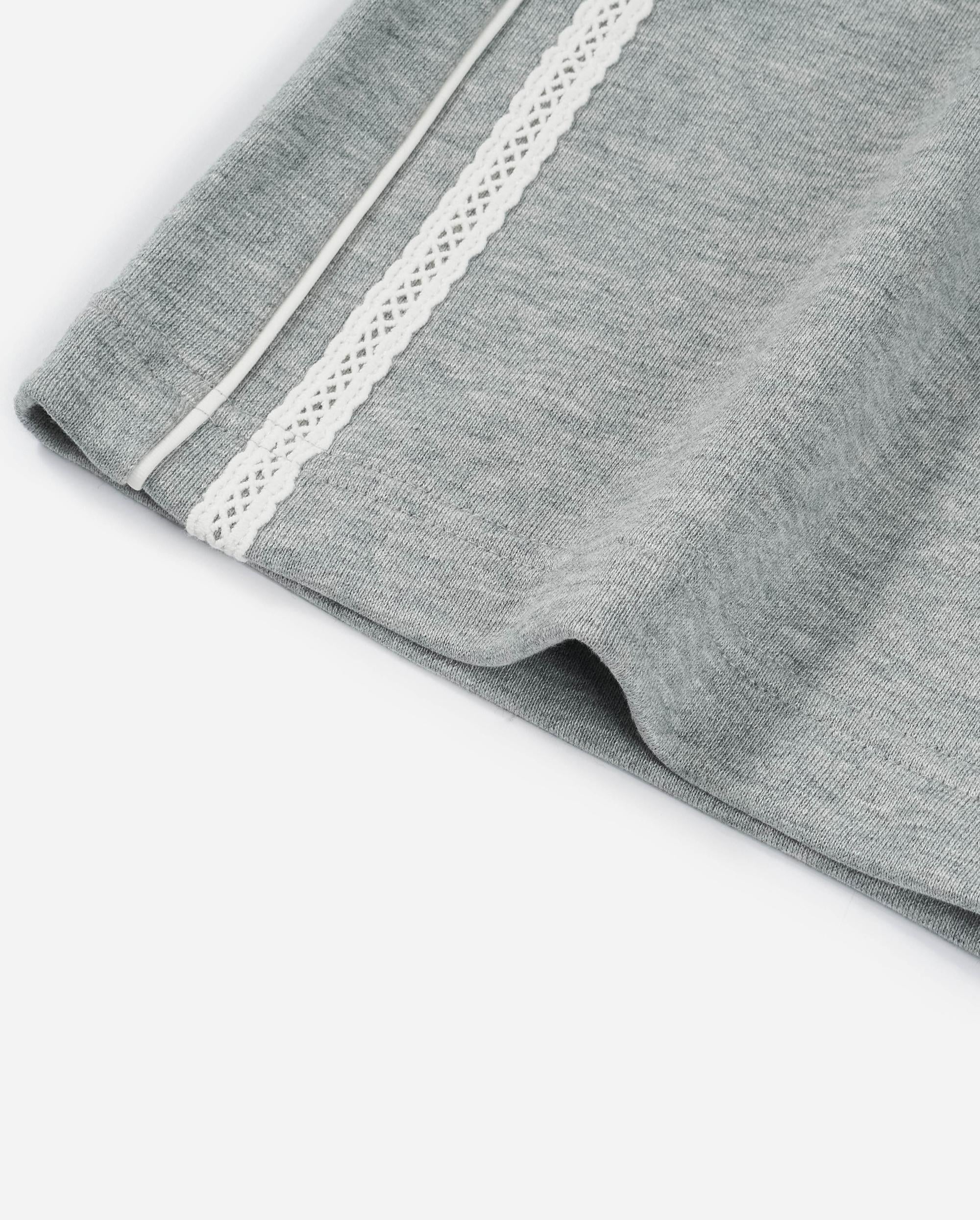 1911962-081 | WOMEN'S PALLADIUM LOGO SIDE TAPED COTTON PANTS | GREY