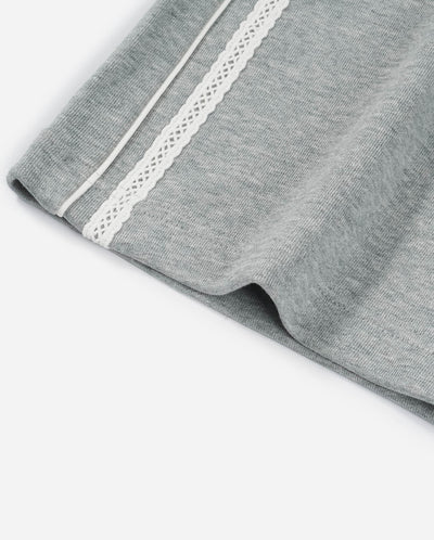 1911962-081 | WOMEN'S PALLADIUM LOGO SIDE TAPED COTTON PANTS | GREY