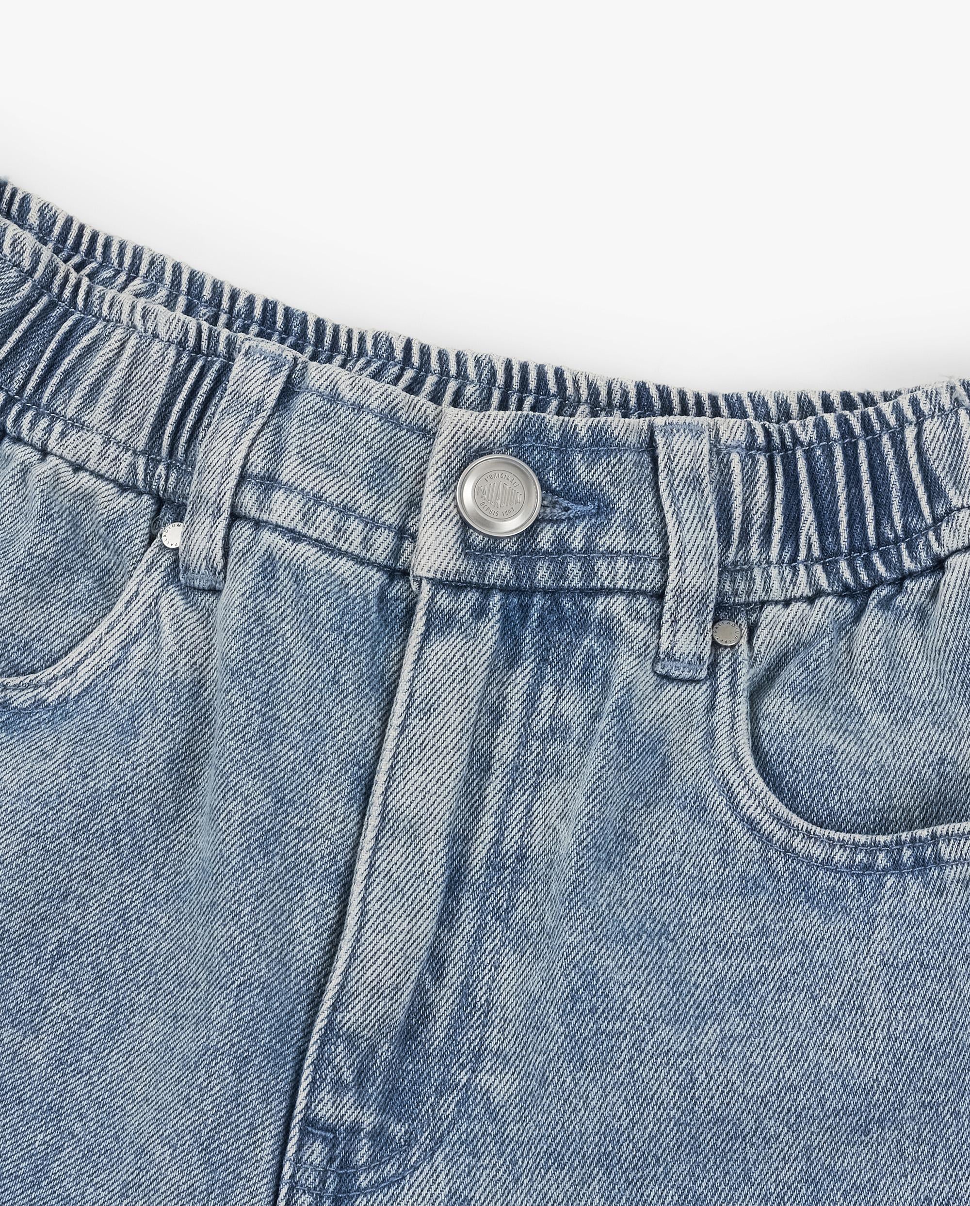 1911976-397 | WOMEN'S IRIS LOGO DENIM SHORTS | MOUNTAIN SPRING