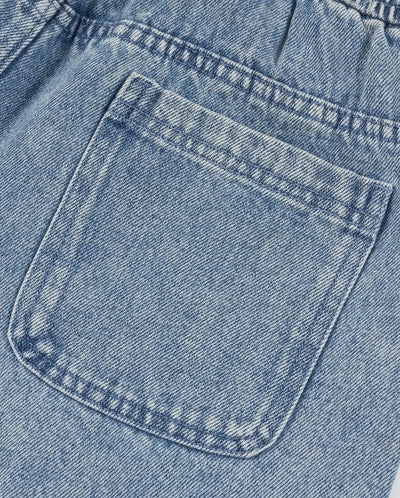 1911976-397 | WOMEN'S IRIS LOGO DENIM SHORTS | MOUNTAIN SPRING