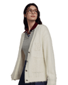 1911981-232 | WOMEN'S EMBROIDERED P LOGO V-NECK CARDIGAN