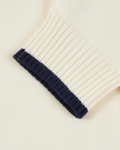 1911984-232 | WOMEN'S IRIS LOGO COLOR BLOCKS SWEATER | VANILLA ICE