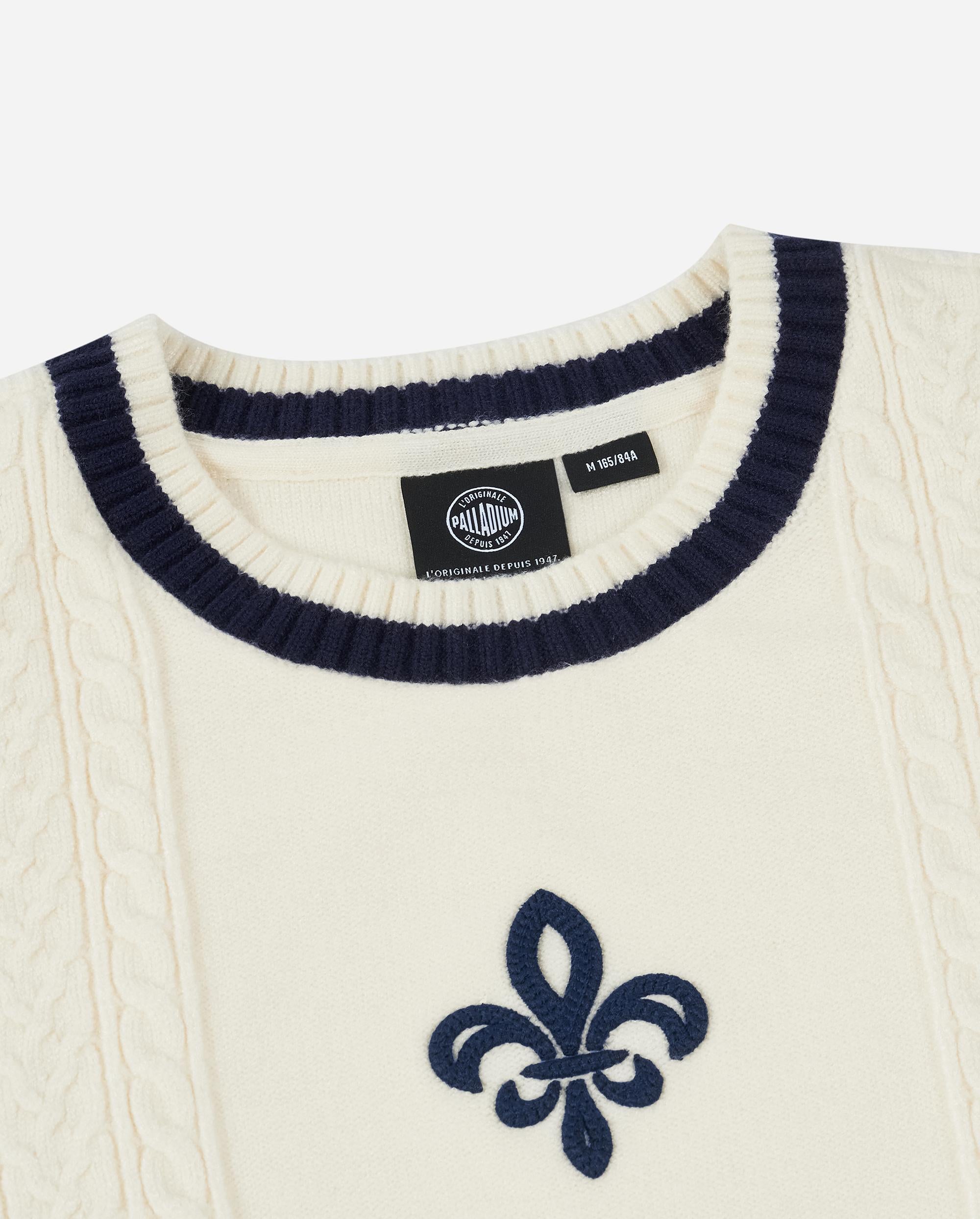 1911984-232 | WOMEN'S IRIS LOGO COLOR BLOCKS SWEATER | VANILLA ICE