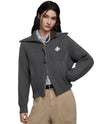 1911985-069 | WOMEN'S IRIS LOGO REVERSIBLE ZIP CARDIGAN