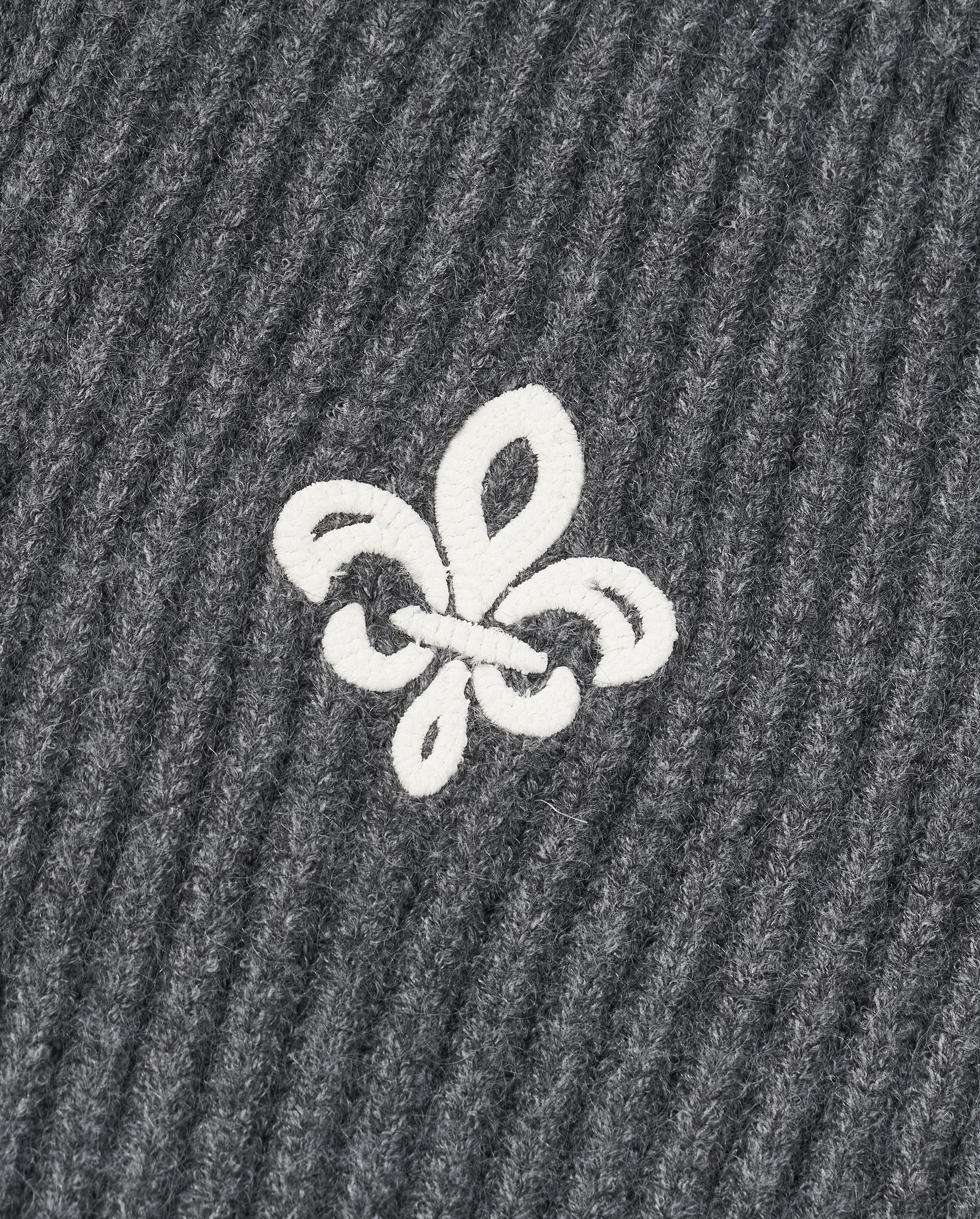 1911985-069 | WOMEN'S IRIS LOGO REVERSIBLE ZIP CARDIGAN | GRAY PINSTRIPE