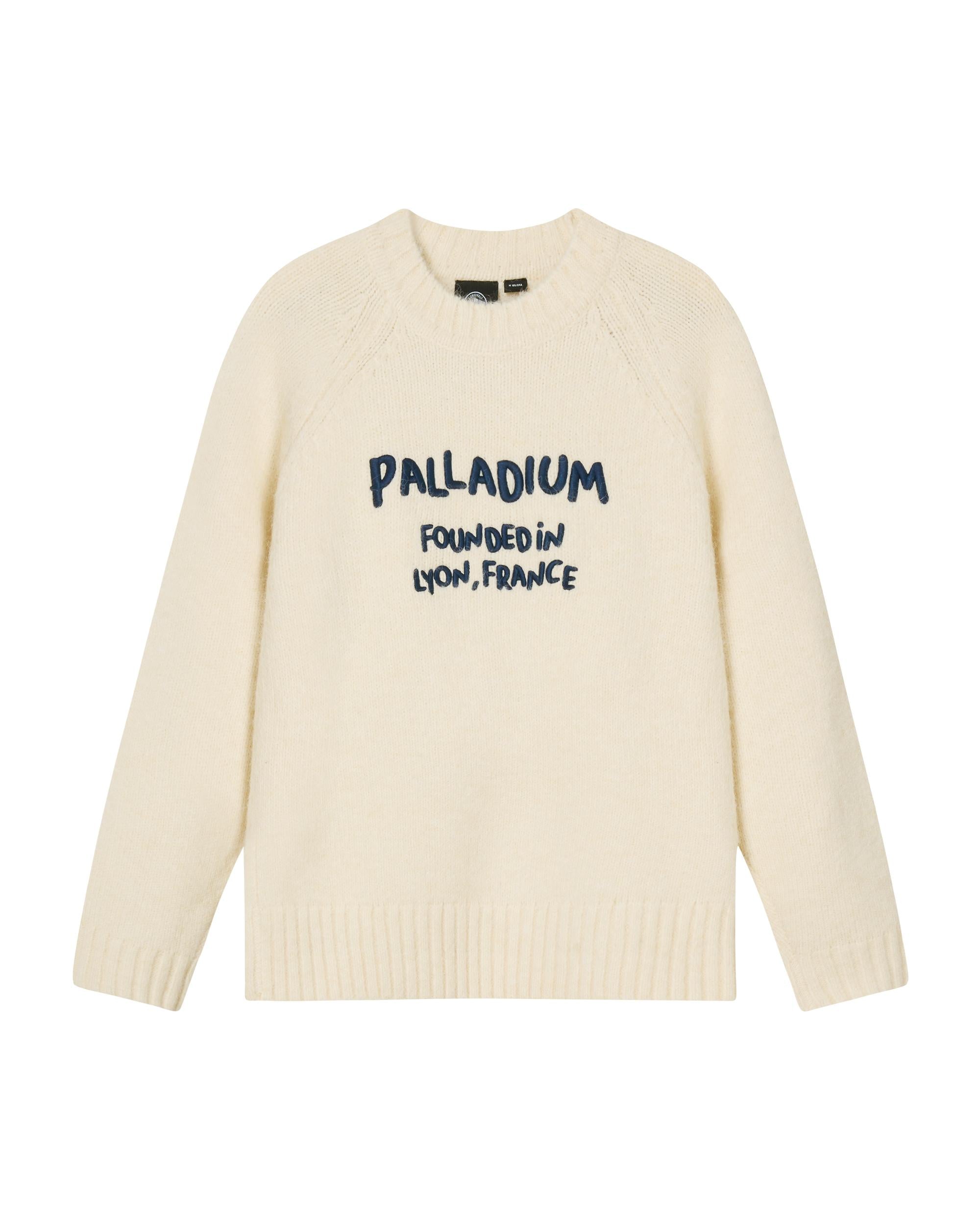 1911986-232 | WOMEN'S PALLADIUM LOGO SWEATER | VANILLA ICE