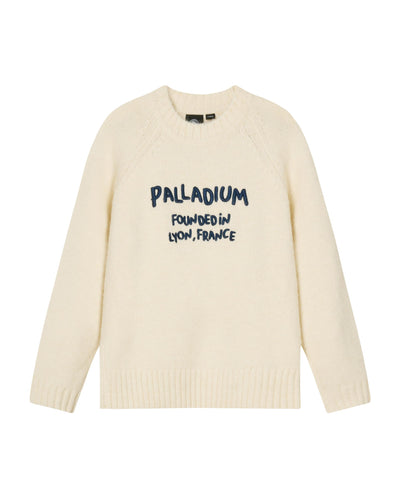 1911986-232 | WOMEN'S PALLADIUM LOGO SWEATER | VANILLA ICE