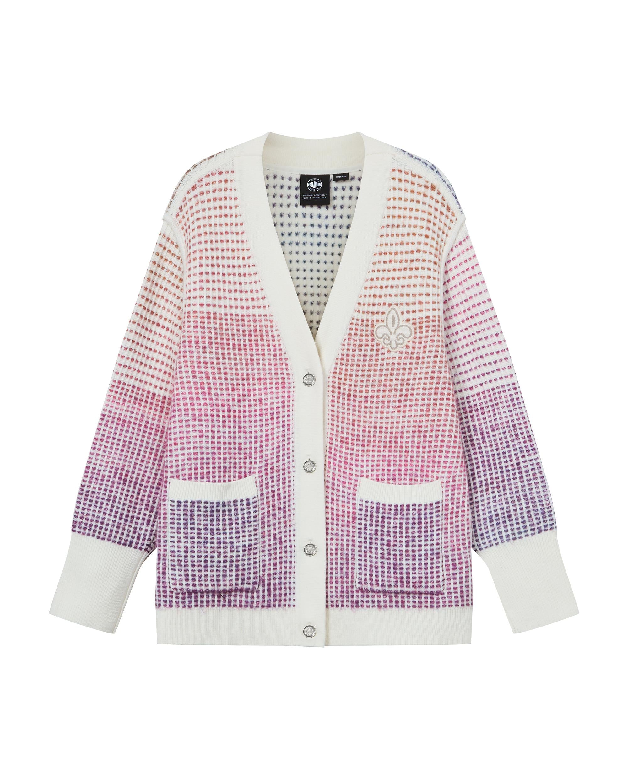 1911990-517 | WOMEN'S IRIS LOGO GRADIENT COLOR CARDIGAN | GRADIENT PL