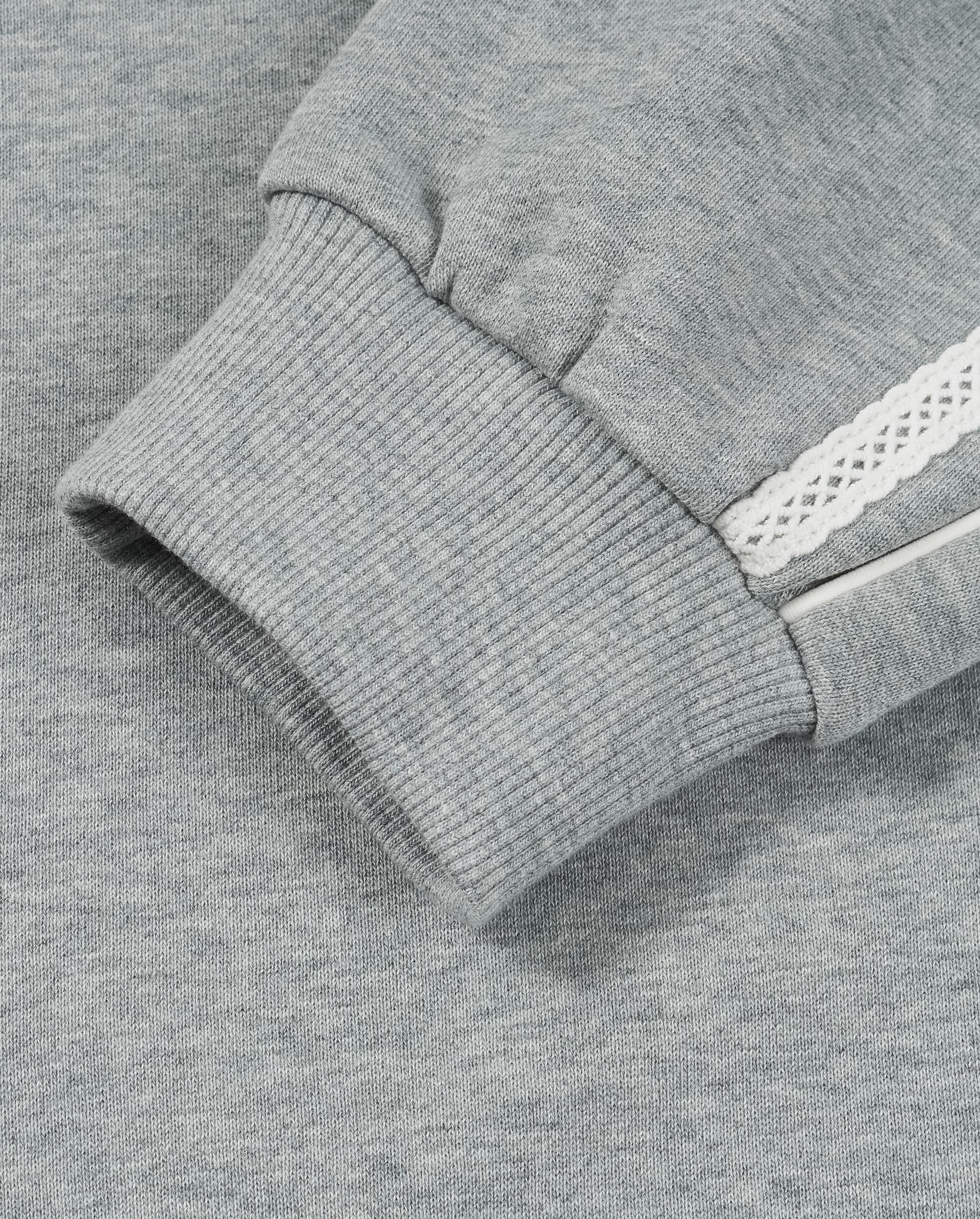 1911993-081 | WOMEN'S PALLADIUM IRIS LOGO SIDE TAPED COTTON SWEA | GY BN13