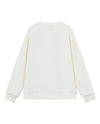 1911993-262 | WOMEN'S PALLADIUM IRIS LOGO SIDE TAPED COTTON SWEA | MARSHMALLOW
