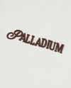 1911993-262 | WOMEN'S PALLADIUM IRIS LOGO SIDE TAPED COTTON SWEA | MARSHMALLOW