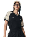 1911998-032 | WOMEN'S LOGO LOOSE FIT VINTAGE COLOR BLOCKS T-SHIR | TAP SHOE