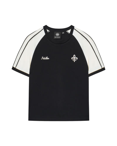 1911998-032 | WOMEN'S LOGO LOOSE FIT VINTAGE COLOR BLOCKS T-SHIR | TAP SHOE