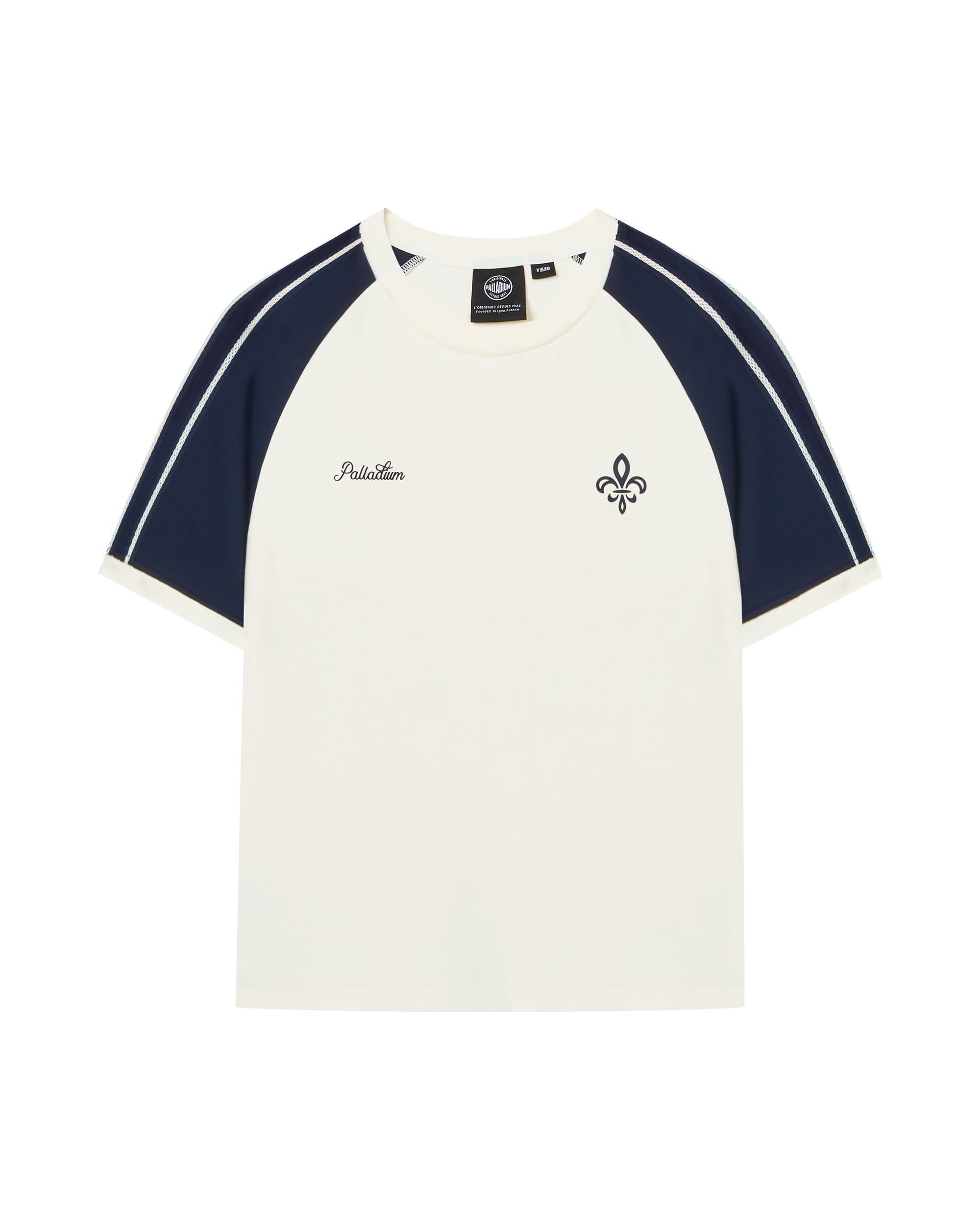 1911998-232 | WOMEN'S LOGO LOOSE FIT VINTAGE COLOR BLOCKS T-SHIR | VANILLA ICE