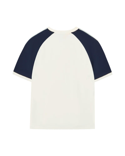 1911998-232 | WOMEN'S LOGO LOOSE FIT VINTAGE COLOR BLOCKS T-SHIR | VANILLA ICE