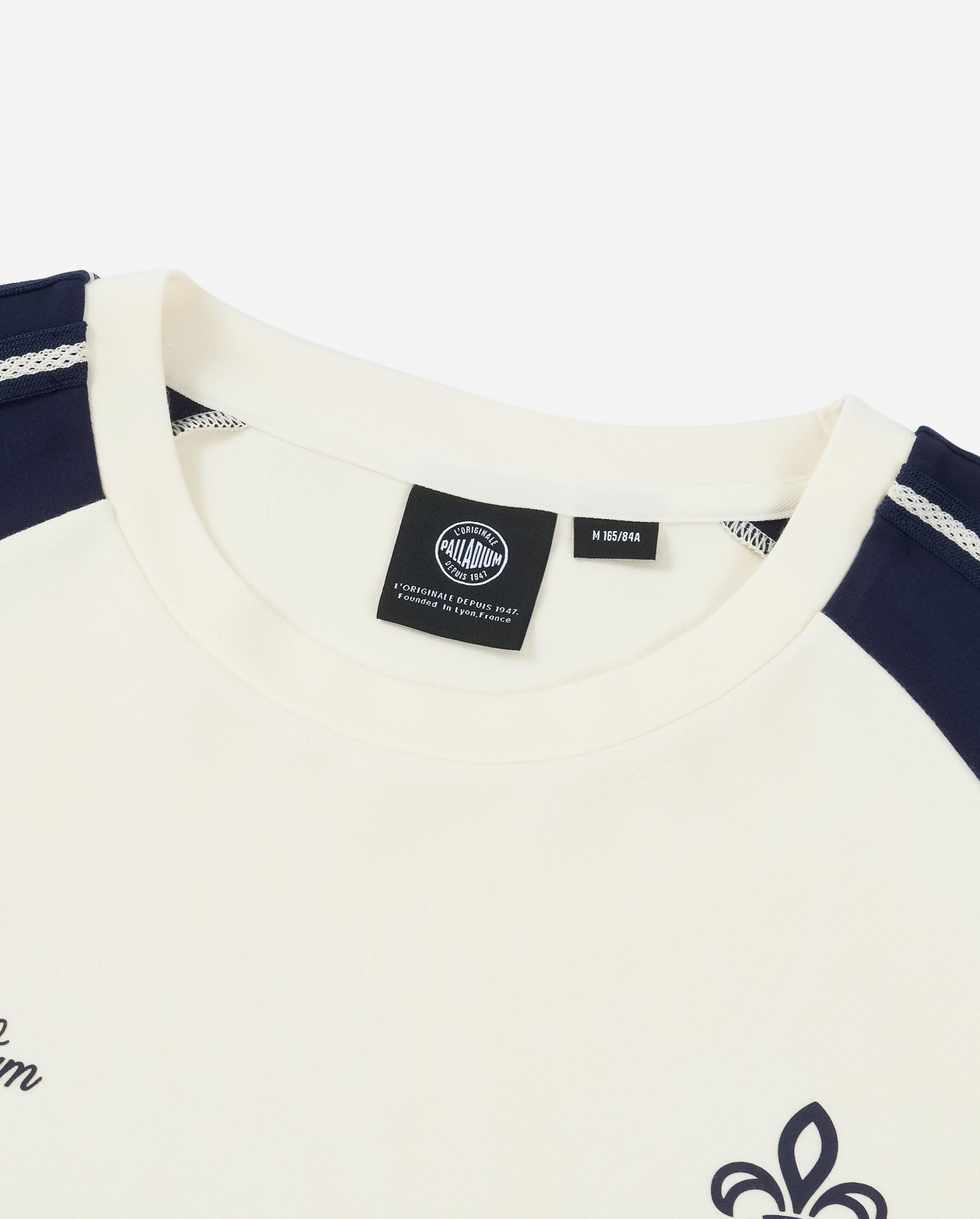 1911998-232 | WOMEN'S LOGO LOOSE FIT VINTAGE COLOR BLOCKS T-SHIR | VANILLA ICE