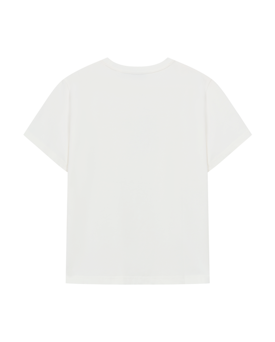 1912000-262 | WOMEN'S IRIS LOGO LOOSE FIT T-SHIRT | MARSHMALLOW