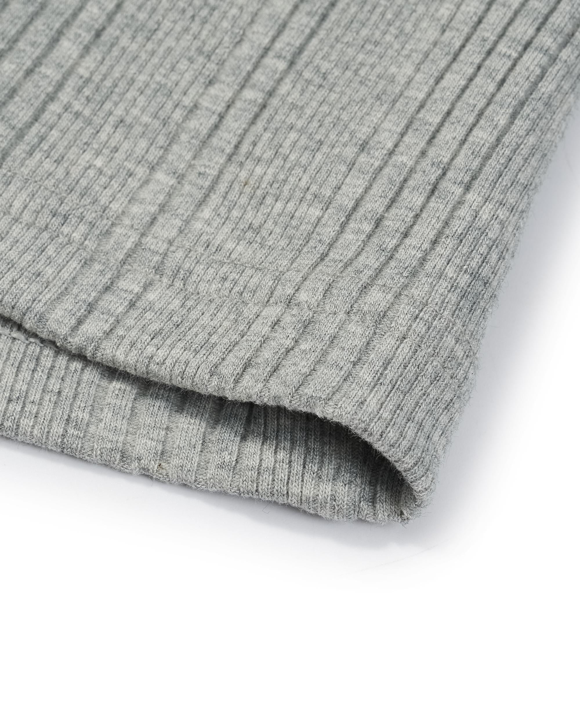 1912002-081 | WOMEN'S IRIS LOGO CROPPED LONG SLEEVES POLO TOP | GREY