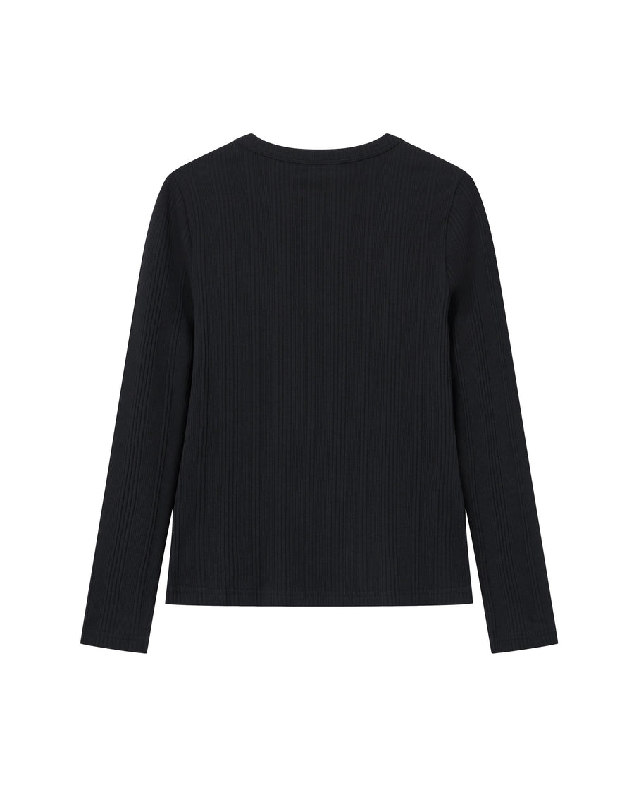 1912003-032 | WOMEN'S IRIS LOGO LONG SLEEVES T-SHIRT | TAP SHOE