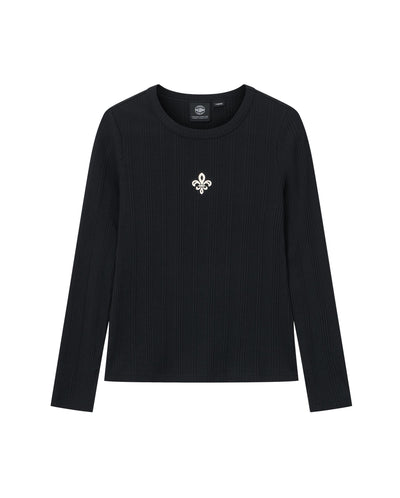 1912003-032 | WOMEN'S IRIS LOGO LONG SLEEVES T-SHIRT | TAP SHOE