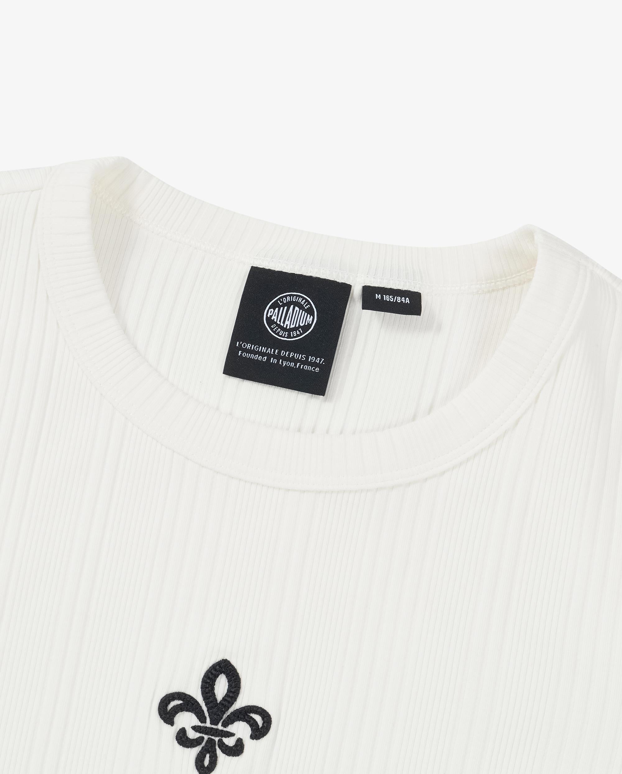 1912003-262 | WOMEN'S IRIS LOGO LONG SLEEVES T-SHIRT | MARSHMALLOW