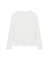 1912003-262 | WOMEN'S IRIS LOGO LONG SLEEVES T-SHIRT | MARSHMALLOW