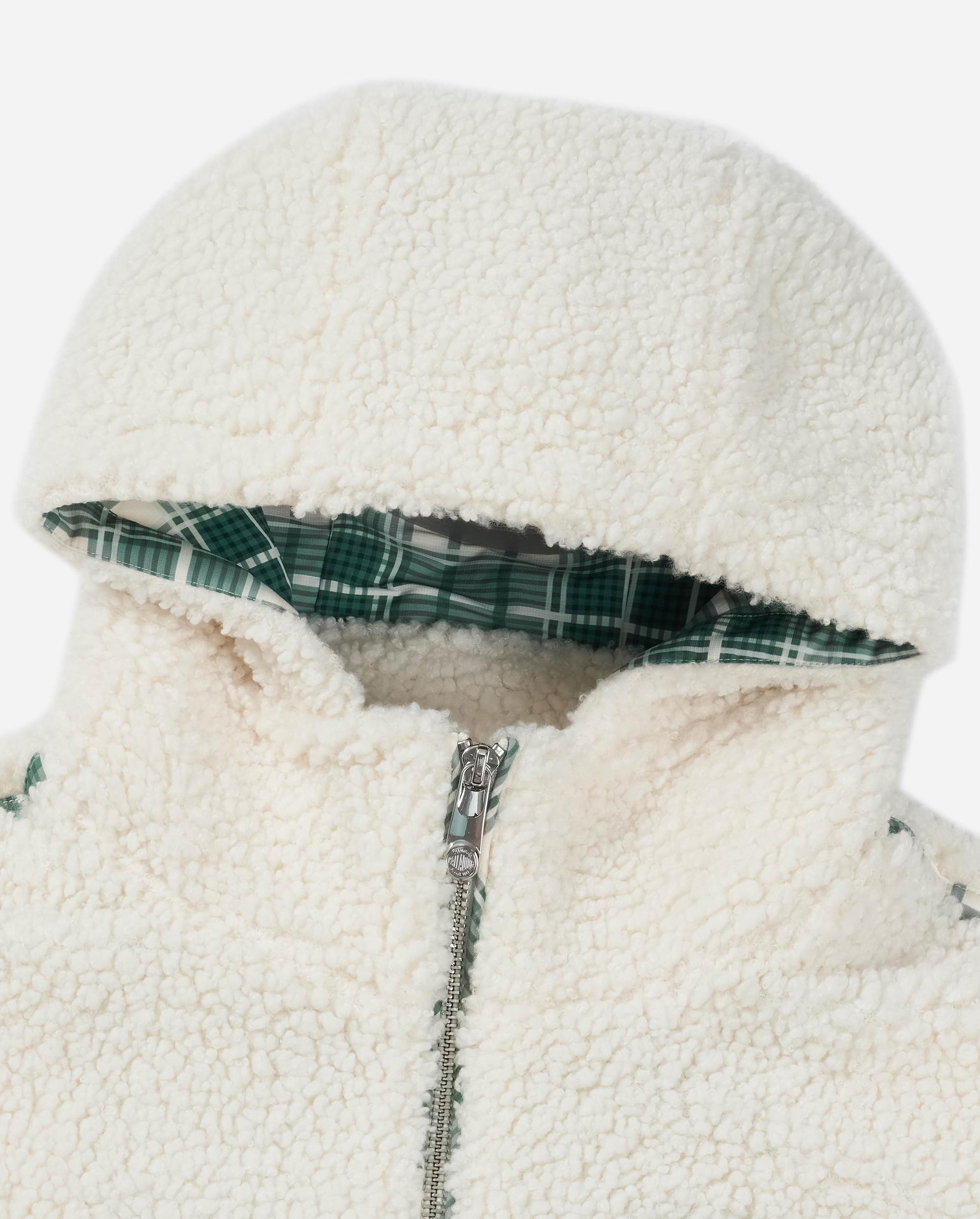 1912206-232 | WOMEN'S P LOGO SIDE TAPED FLEECE HOODED JACKET | VANILLA ICE