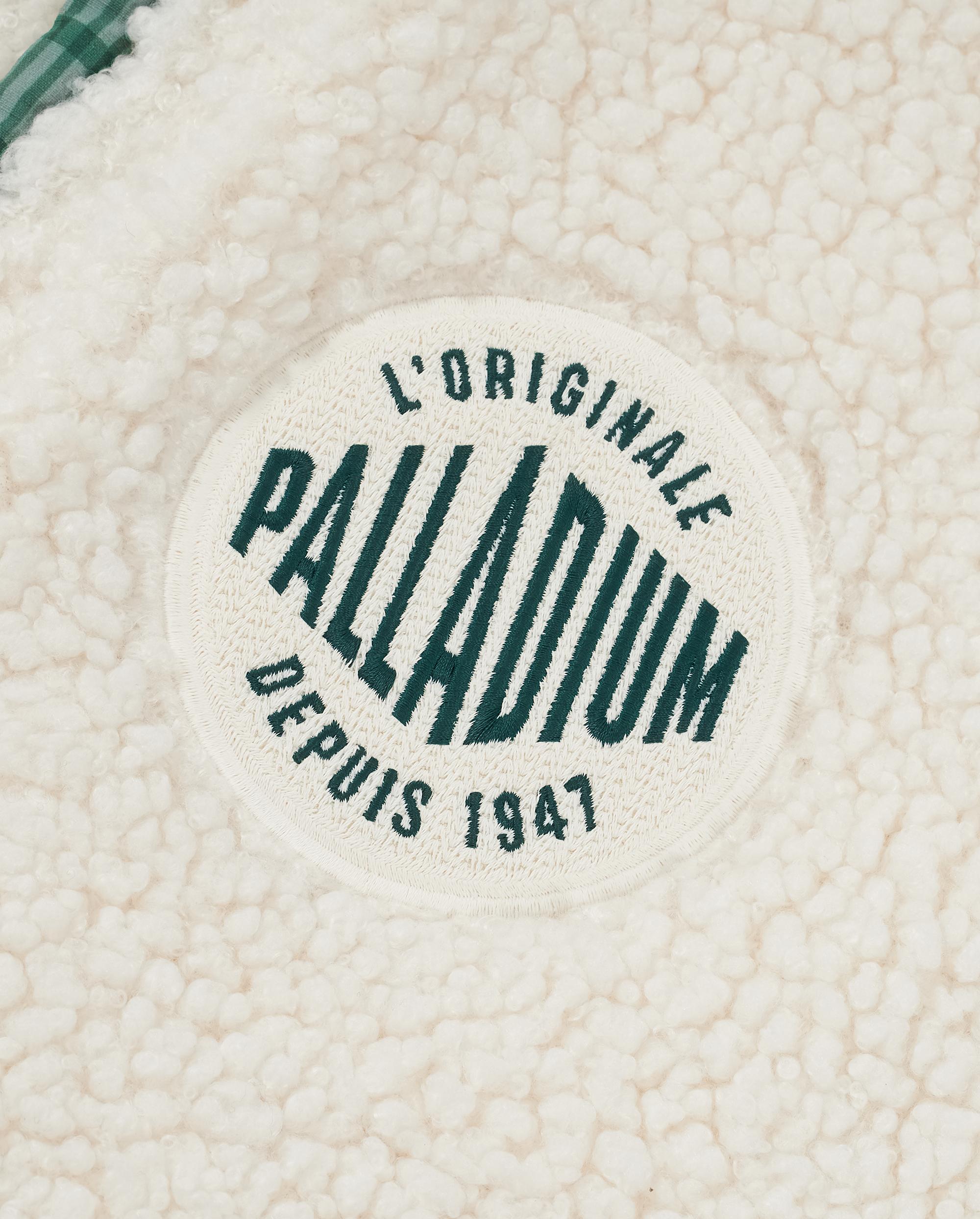 1912206-232 | WOMEN'S P LOGO SIDE TAPED FLEECE HOODED JACKET | VANILLA ICE