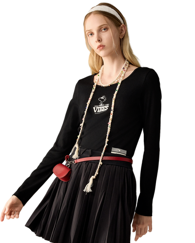 1912587-032 | PALLADIUM X SNOOPY WOMEN'S LOGO SLIM-FIT T-SHIRT | TAP SHOE