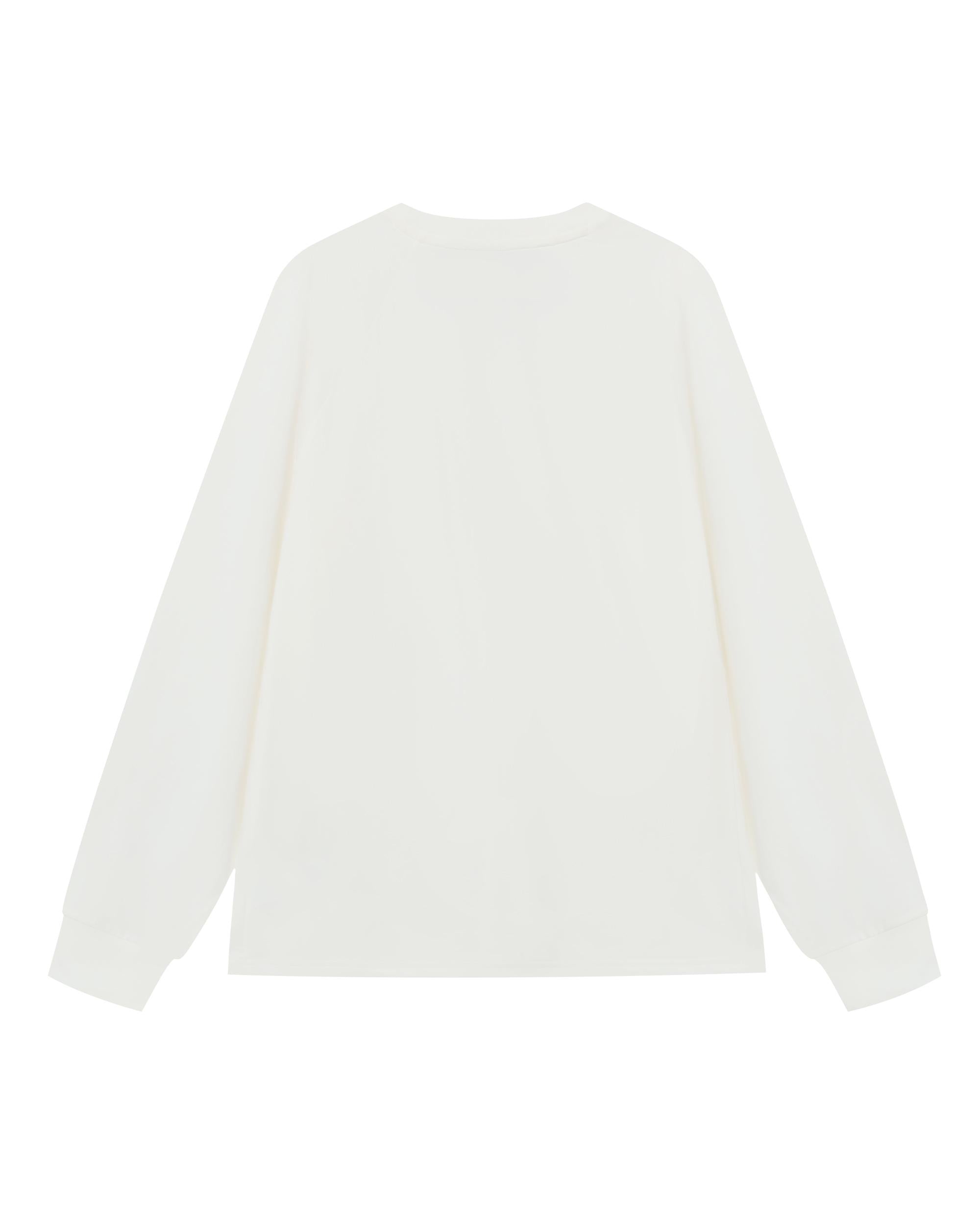 1912668-262 | WOMEN'S IRIS LOGO LOOSE FIT LONG SLEEVES T-SHIRT | MARSHMALLOW