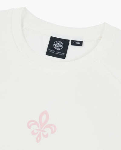 1912668-262 | WOMEN'S IRIS LOGO LOOSE FIT LONG SLEEVES T-SHIRT | MARSHMALLOW