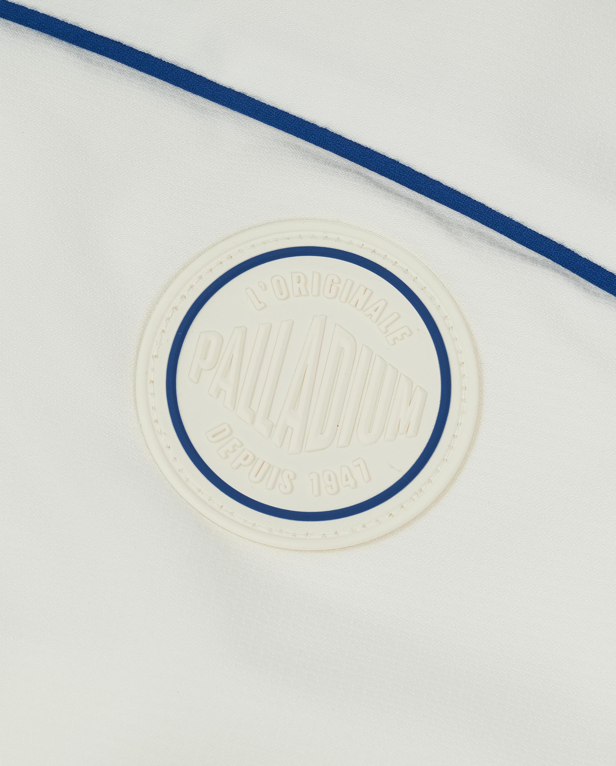 1912695-262 | WOMEN'S PALLADIUM LOGO STRIPED HOODED JACKET | MARSHMALLOW