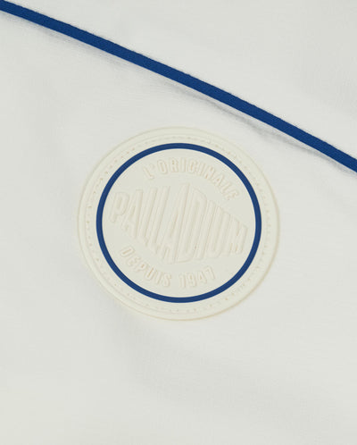 1912695-262 | WOMEN'S PALLADIUM LOGO STRIPED HOODED JACKET | MARSHMALLOW