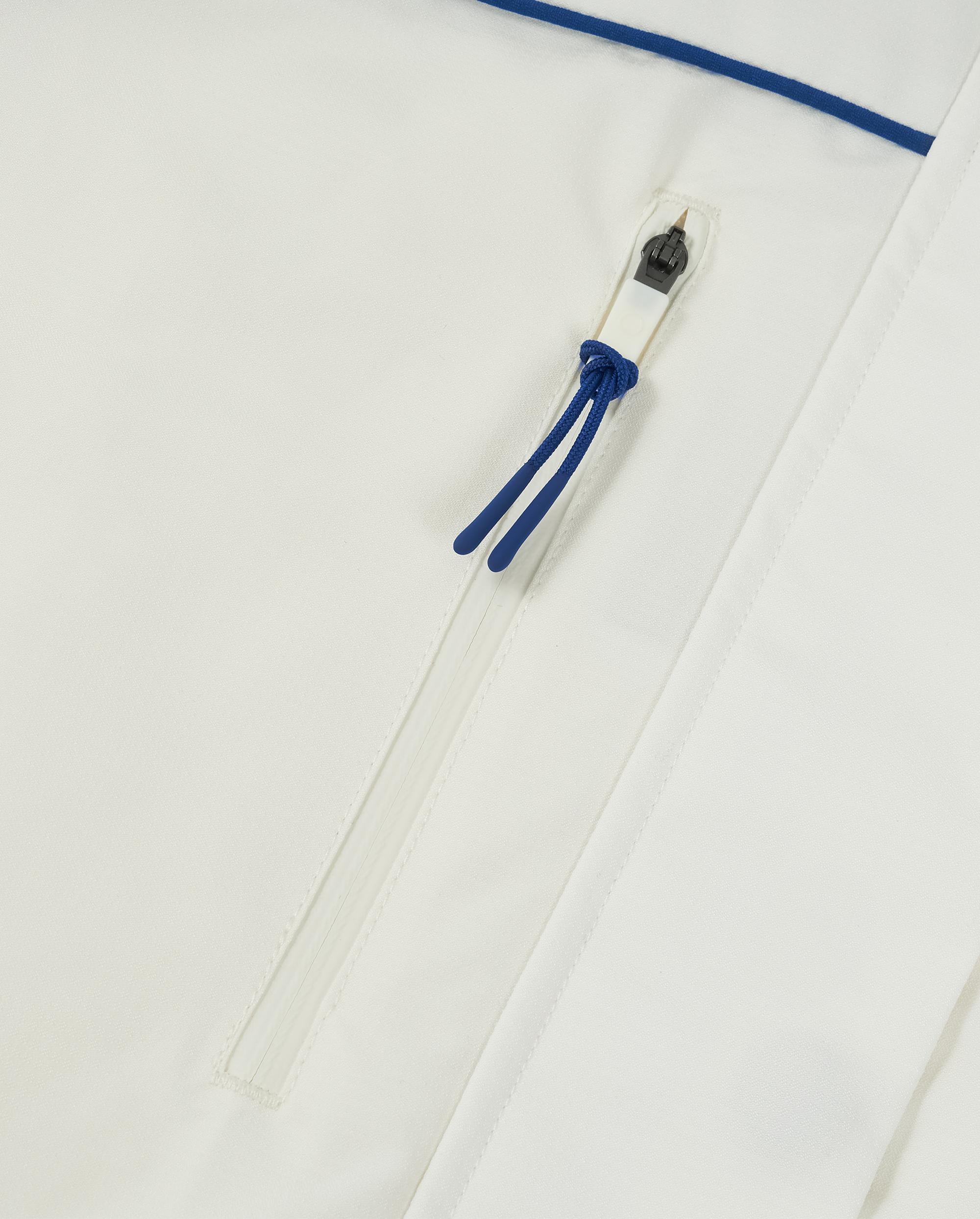 1912695-262 | WOMEN'S PALLADIUM LOGO STRIPED HOODED JACKET | MARSHMALLOW