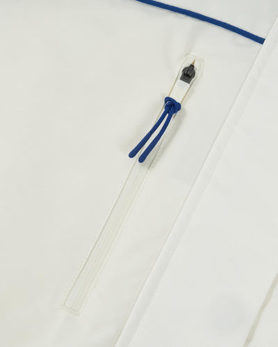 1912695-262 | WOMEN'S PALLADIUM LOGO STRIPED HOODED JACKET | MARSHMALLOW