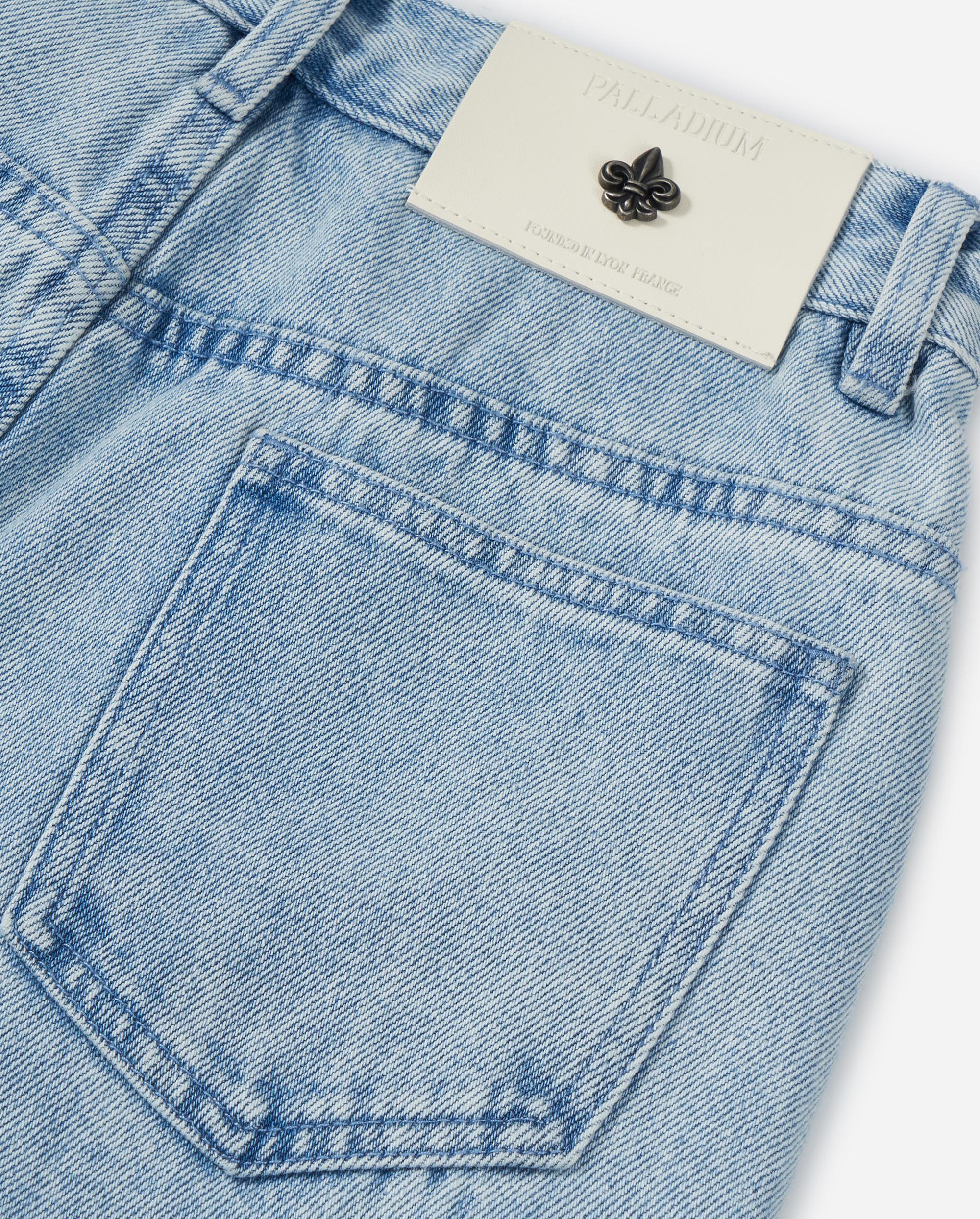 1912827-573 | WOMEN'S EMBROIDERED IRIS LOGO WASHED DENIM JEANS | NANTUCKET BREEZE