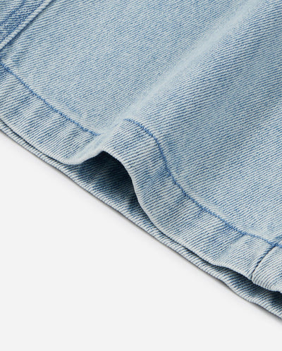 1912827-573 | WOMEN'S EMBROIDERED IRIS LOGO WASHED DENIM JEANS | NANTUCKET BREEZE