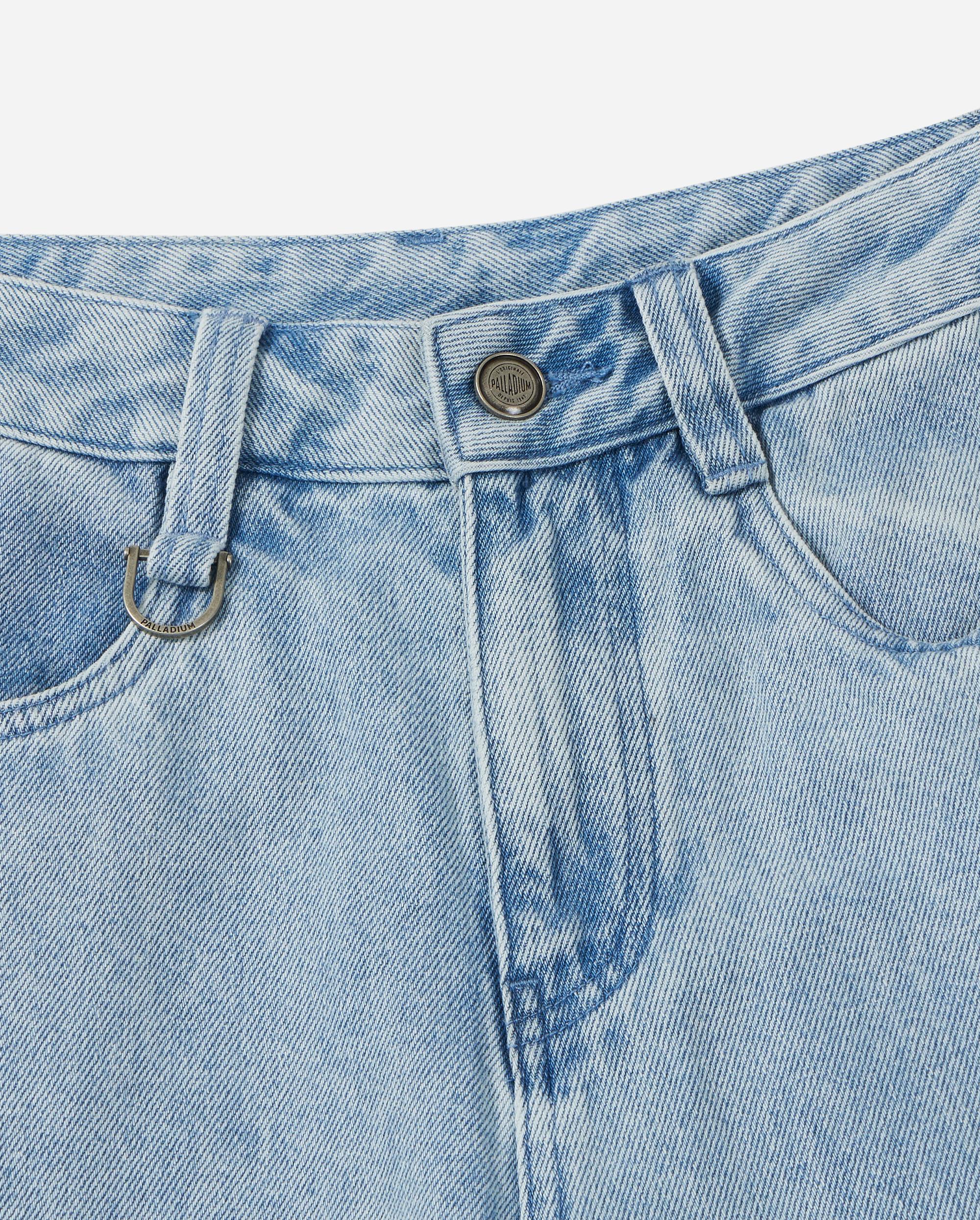 1912827-573 | WOMEN'S EMBROIDERED IRIS LOGO WASHED DENIM JEANS | NANTUCKET BREEZE