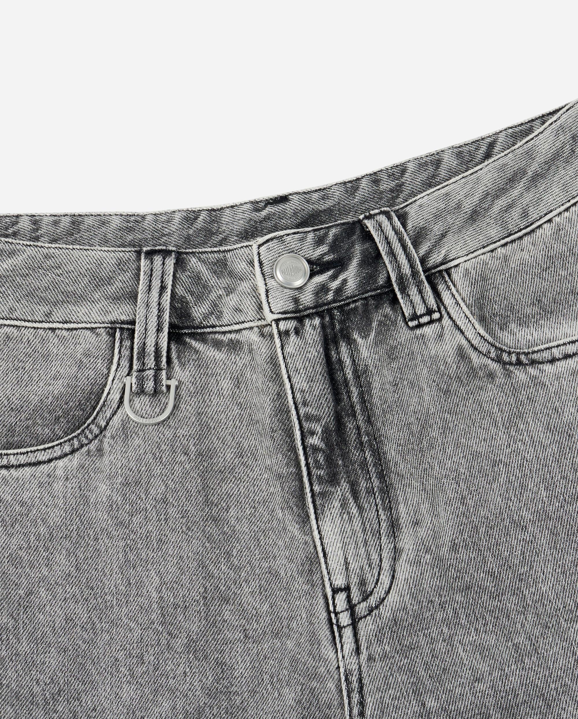 1912834-066 | WOMEN'S IRIS LOGO STONE WASHED COTTON JEANS | GRIFFIN