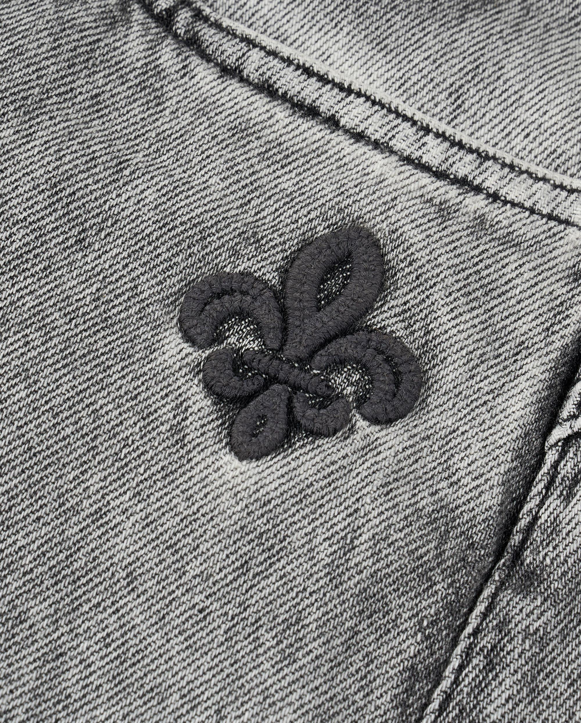 1912834-066 | WOMEN'S IRIS LOGO STONE WASHED COTTON JEANS | GRIFFIN