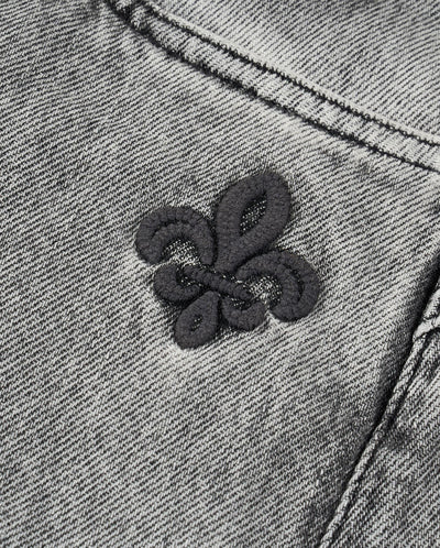 1912834-066 | WOMEN'S IRIS LOGO STONE WASHED COTTON JEANS | GRIFFIN