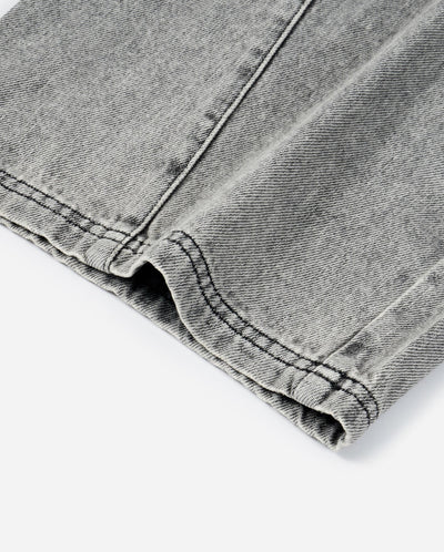 1912834-066 | WOMEN'S IRIS LOGO STONE WASHED COTTON JEANS | GRIFFIN