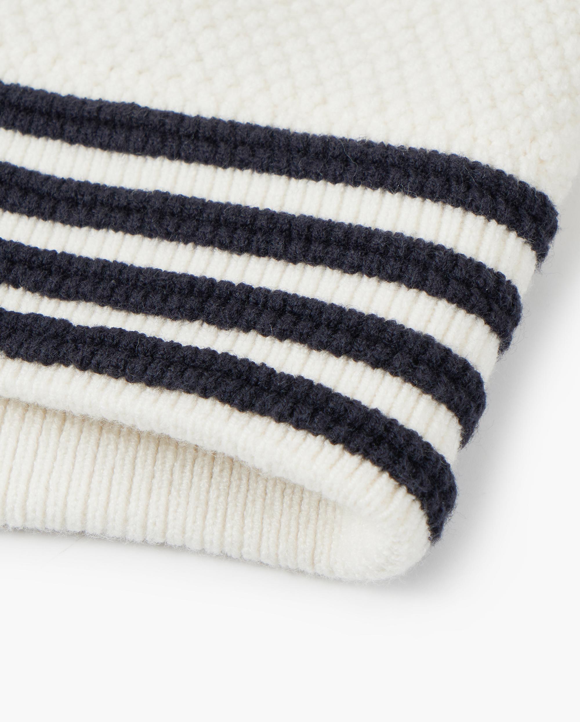 1912838-262 | WOMEN'S IRIS LOGO SIDE TAPED JACKET CARDIGAN | MARSHMALLOW