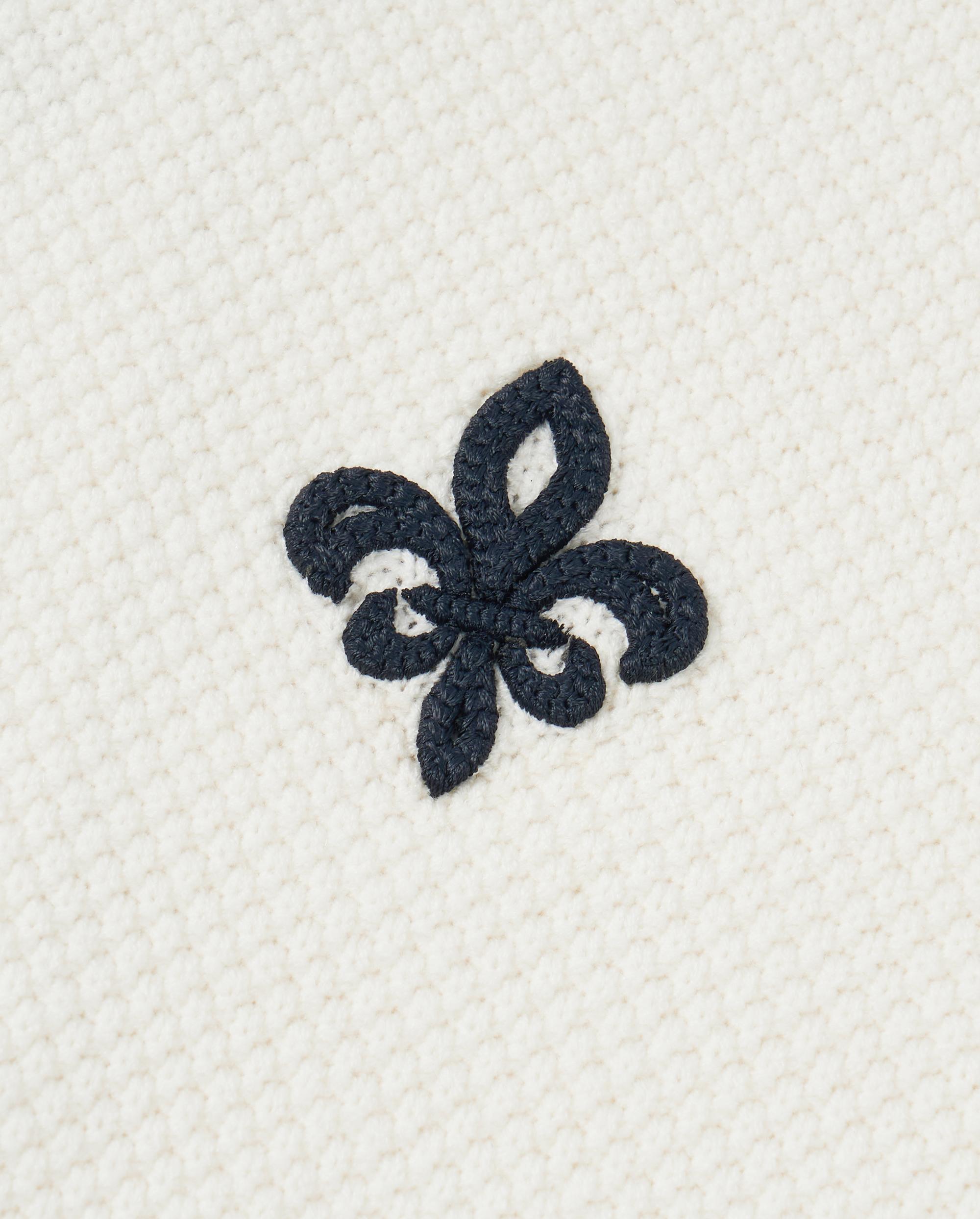 1912838-262 | WOMEN'S IRIS LOGO SIDE TAPED JACKET CARDIGAN | MARSHMALLOW