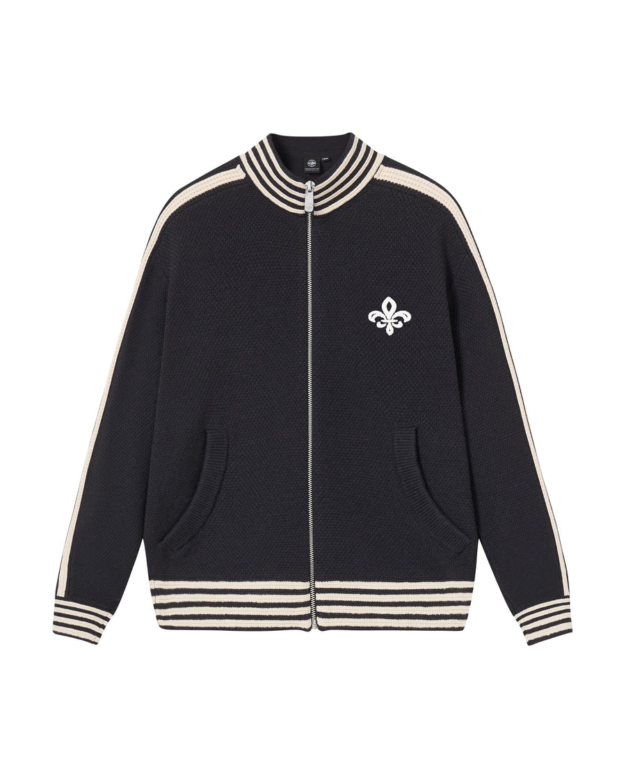 1912838-403 | WOMEN'S IRIS LOGO SIDE TAPED JACKET CARDIGAN | TOTAL ECLIPSE