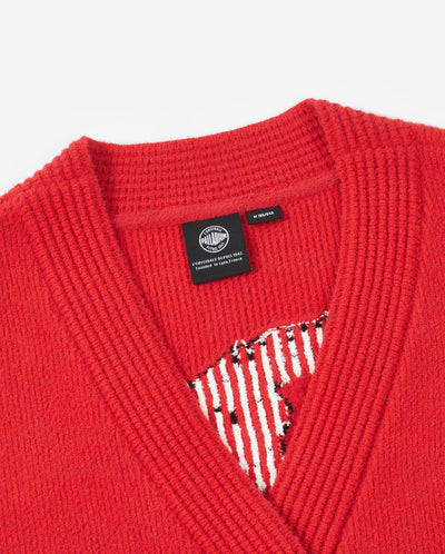 1912839-603 | WOMEN'S IRIS LOGO CNY THEME PRINTED CARDIGAN | EMBOLDENED