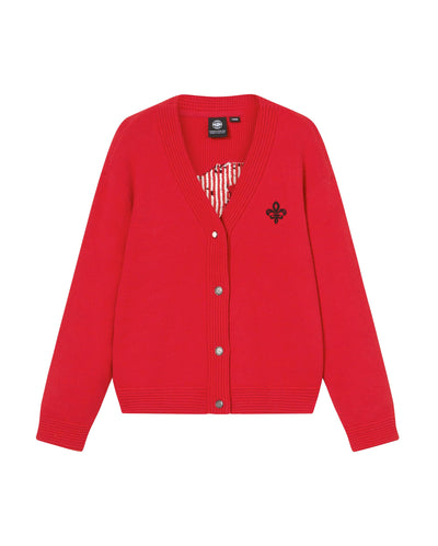 1912839-603 | WOMEN'S IRIS LOGO CNY THEME PRINTED CARDIGAN | EMBOLDENED