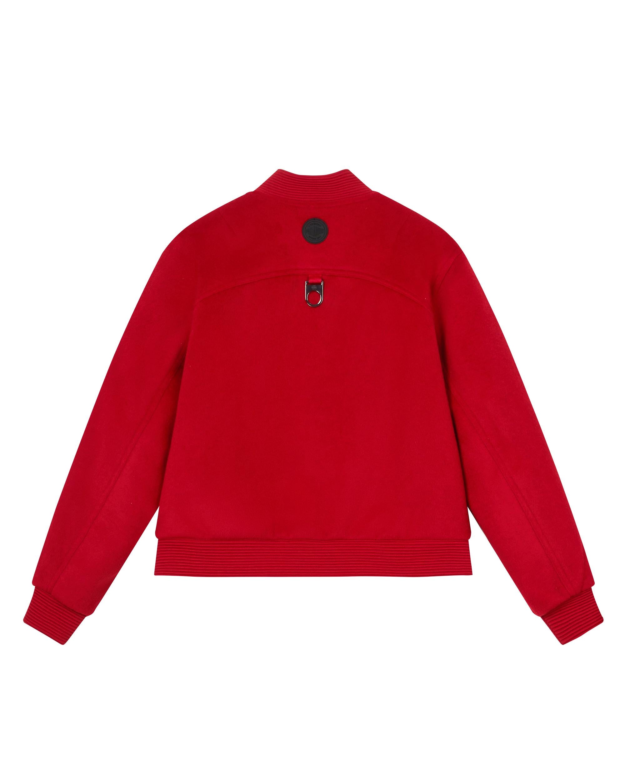 1912843-603 | WOMEN'S CNY THEME LOGO WOOL-BLEND FLEECE JACKET | EMBOLDENED