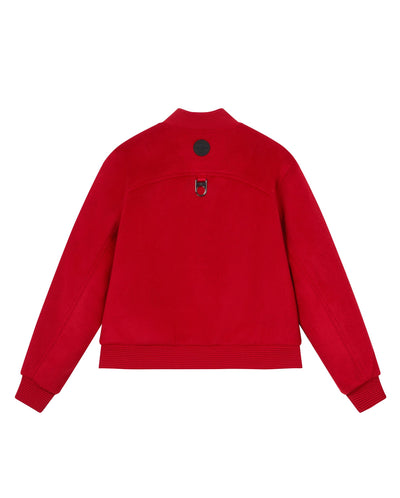 1912843-603 | WOMEN'S CNY THEME LOGO WOOL-BLEND FLEECE JACKET | EMBOLDENED