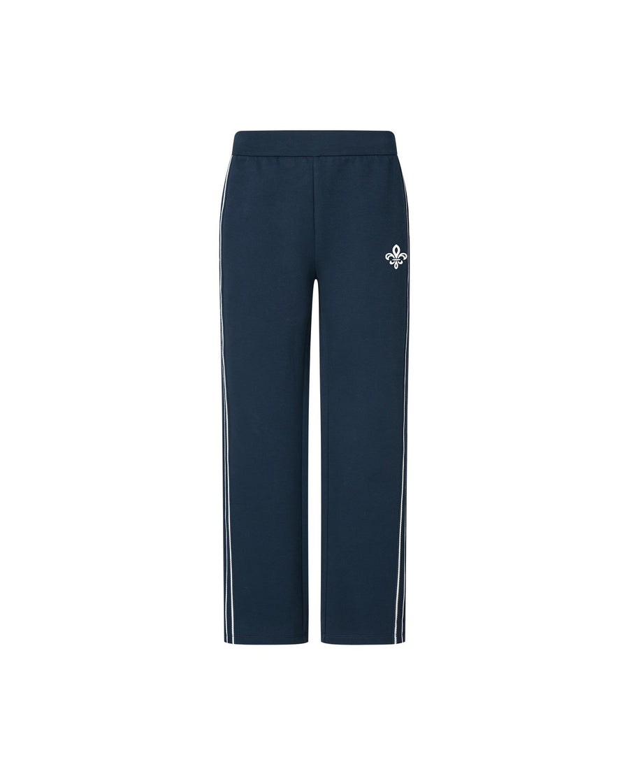 1912853-403 | WOMEN'S IRIS LOGO SIDE TAPED STRAIGHT PANTS | TOTAL ECLIPSE